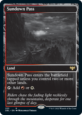 Sundown Pass [Innistrad: Double Feature] (DBL 533)
