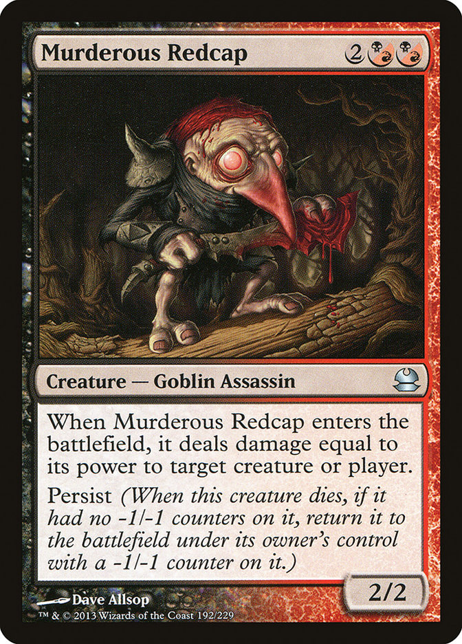 Murderous Redcap [Modern Masters] (MMA 192)