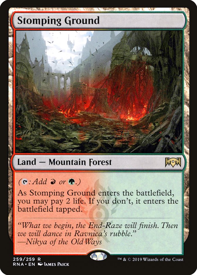 Stomping Ground [Ravnica Allegiance] (RNA 259)