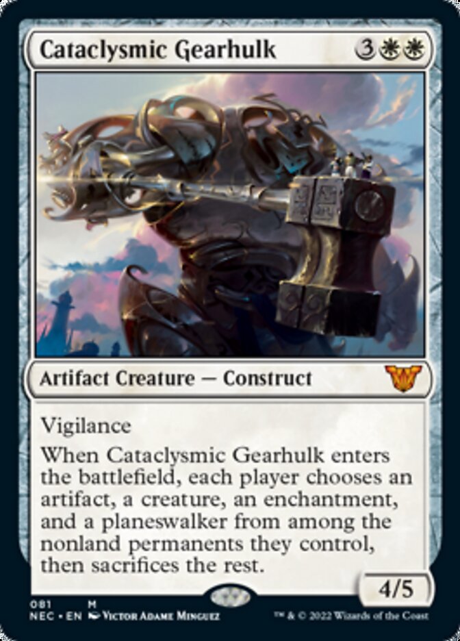 Cataclysmic Gearhulk [Kamigawa: Neon Dynasty Commander] (NEC 81)