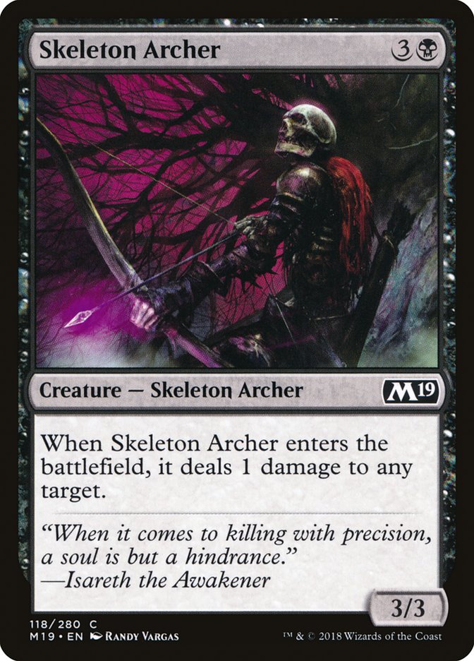 Skeleton Archer [Core Set 2019] (M19 118)