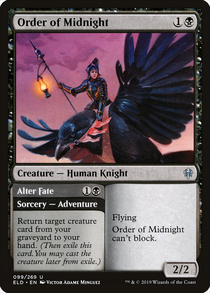 Order of Midnight // Alter Fate [Throne of Eldraine] (ELD 99)