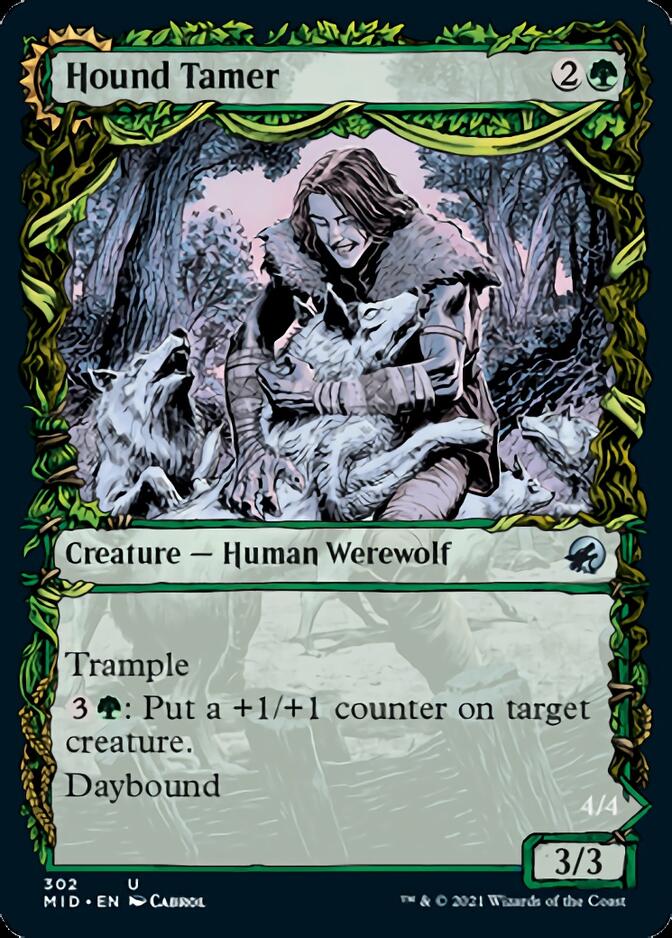 Hound Tamer // Untamed Pup (Showcase Equinox) [Innistrad: Midnight Hunt] (MID 302)