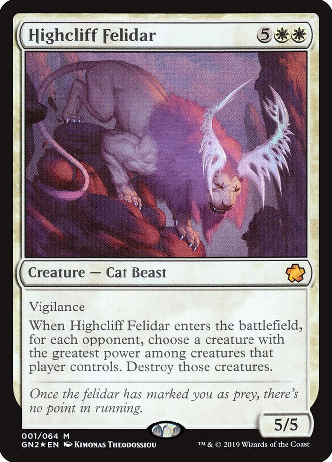 Highcliff Felidar [Game Night 2019] (GN2 1)