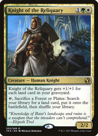 Knight of the Reliquary [Iconic Masters] (IMA 203)