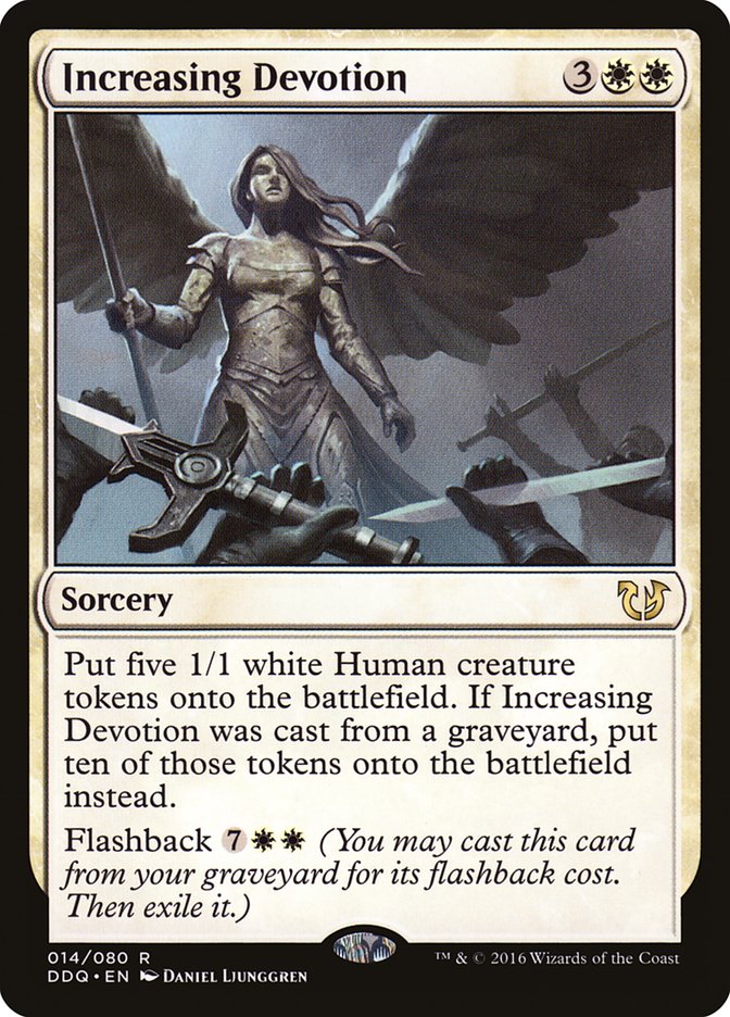 Increasing Devotion [Duel Decks: Blessed vs. Cursed] (DDQ 14)