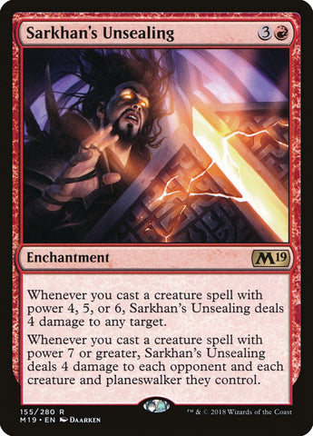 Sarkhan's Unsealing [Core Set 2019] (M19 155)