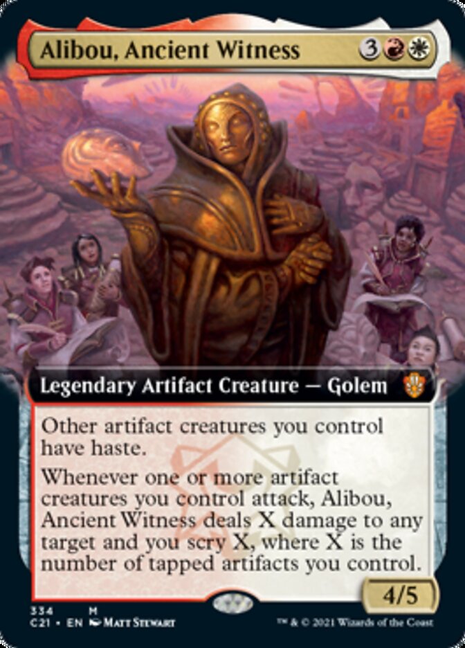 Alibou, Ancient Witness (Extended) [Commander 2021] (C21 334)