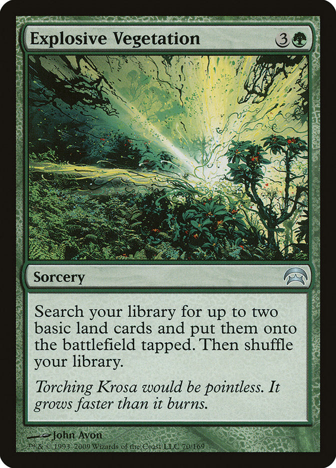 Explosive Vegetation [Planechase] (HOP 70)