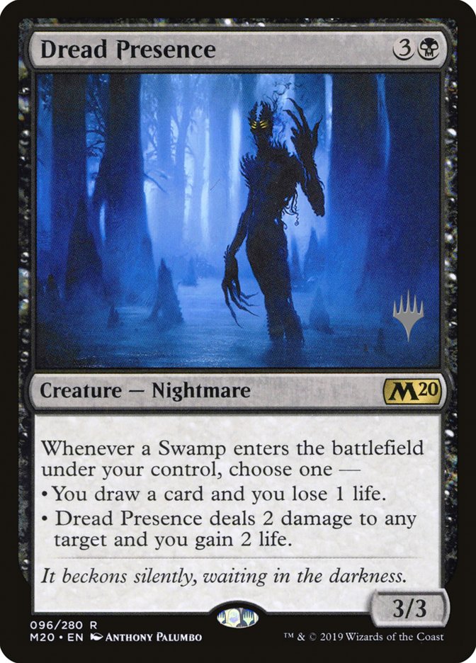 Dread Presence (Promo Pack) [Core Set 2020 Promos] (PM20 96P)