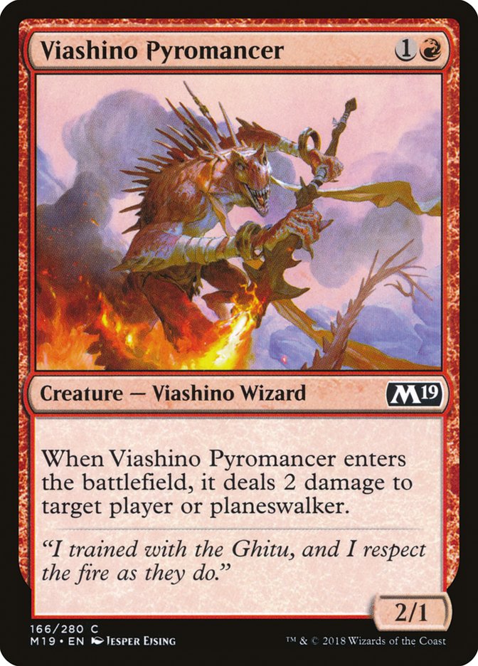 Viashino Pyromancer [Core Set 2019] (M19 166)