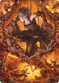 Nahiri, Heir of the Ancients (Art Series) [Zendikar Rising Art Series] (AZNR 4)