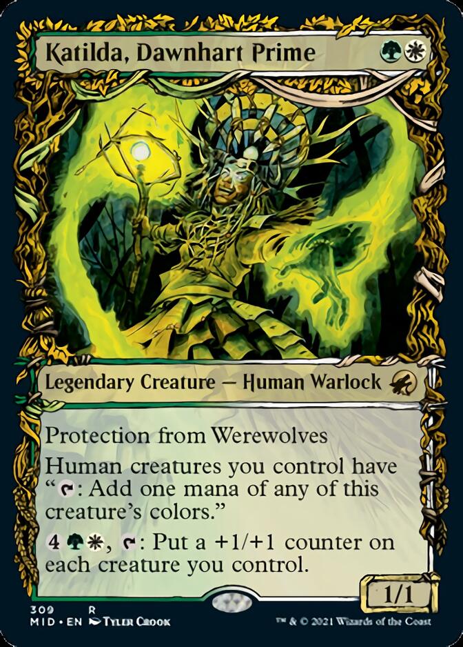 Katilda, Dawnhart Prime (Showcase Equinox) [Innistrad: Midnight Hunt] (MID 309)