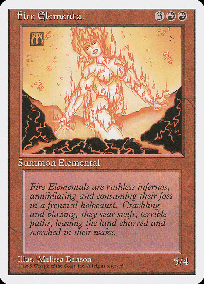 Fire Elemental [Fourth Edition] (4ED 191)
