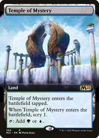 Temple of Mystery (Extended Art) [Core Set 2021] (M21 389)