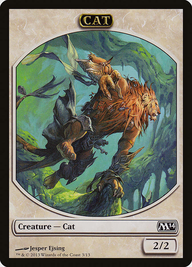 Cat [Magic 2014 Tokens] (TM14 3)