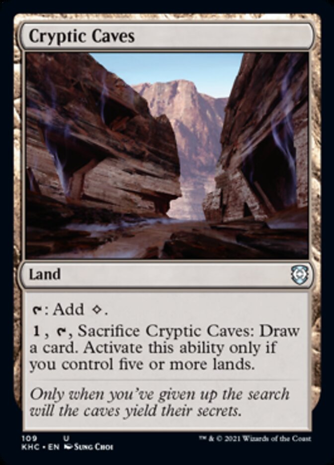 Cryptic Caves [Kaldheim Commander] (KHC 109)