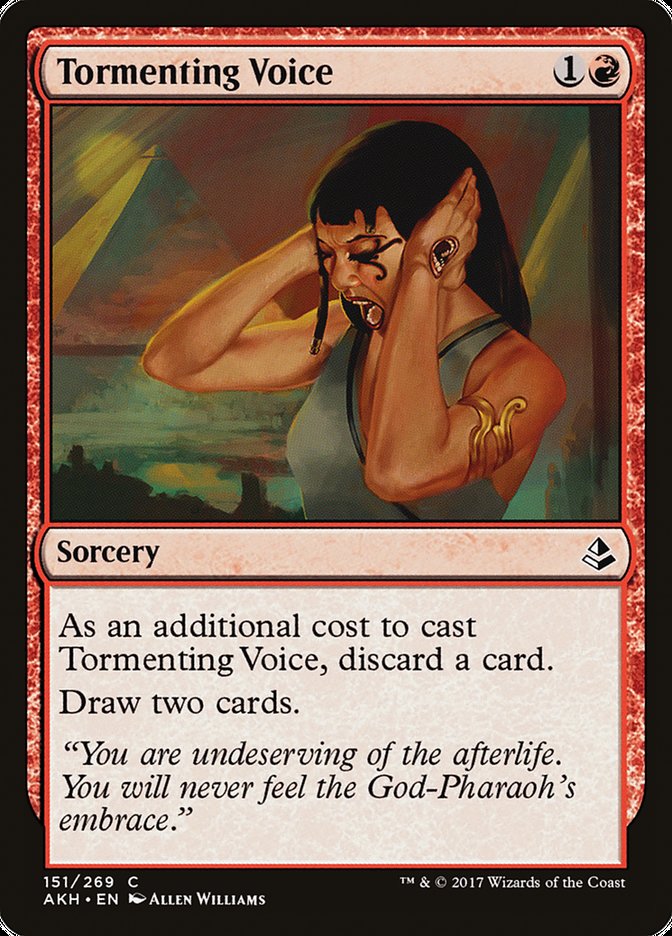 Tormenting Voice [Amonkhet] (AKH 151)