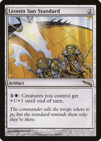 Leonin Sun Standard [Mirrodin] (MRD 194)