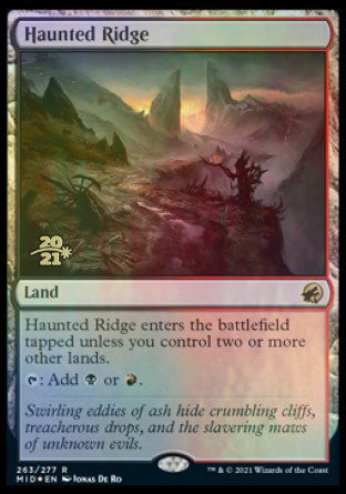 Haunted Ridge [Innistrad: Midnight Hunt Prerelease Promos] (PMID 263)
