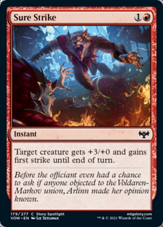 Sure Strike [Innistrad: Crimson Vow] (VOW 179)