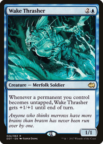 Wake Thrasher [Duel Decks: Merfolk vs. Goblins] (DDT 24)