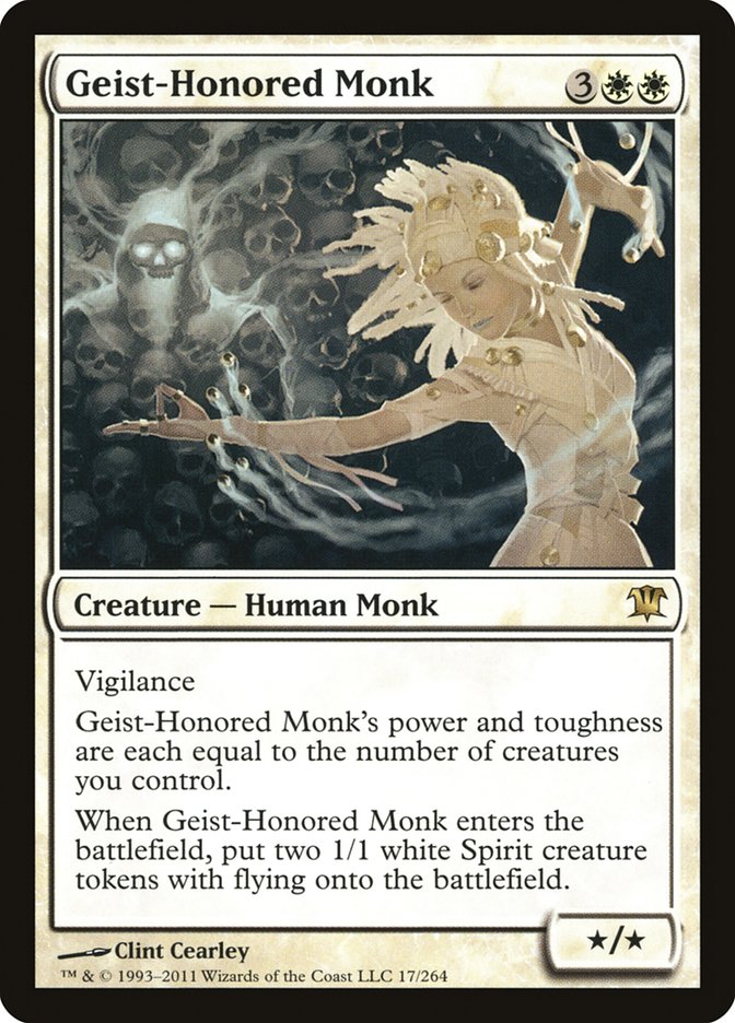 Geist-Honored Monk [Innistrad] (ISD 17)