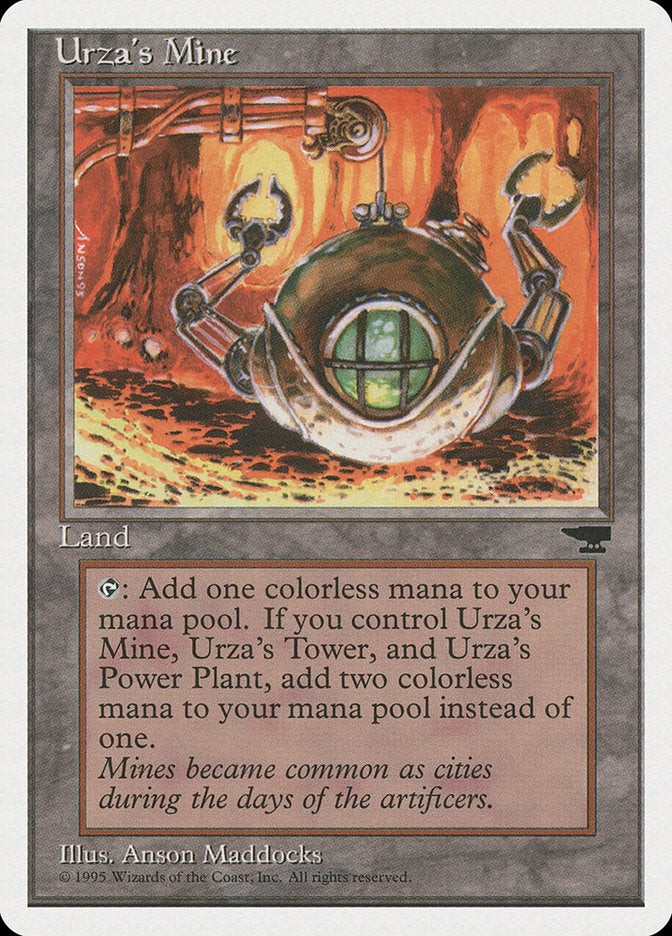 Urza's Mine (Orange Background) [Chronicles] (CHR 114B)