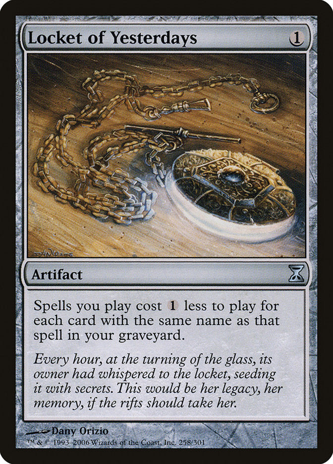 Locket of Yesterdays [Time Spiral] (TSP 258)