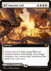 Emeria's Call // Emeria, Shattered Skyclave (Extended Art) [Zendikar Rising] (ZNR 317)