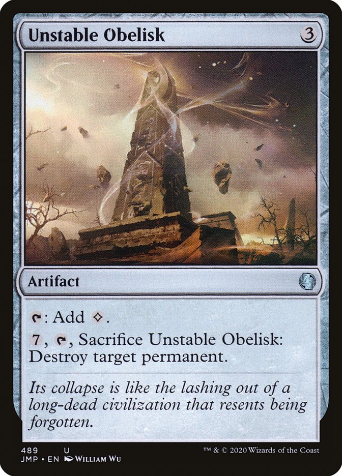 Unstable Obelisk [Jumpstart] (JMP 489)