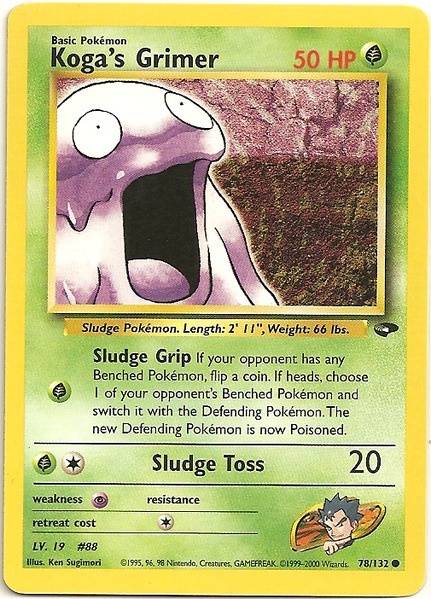 Koga's Grimer (78/132) [Gym Challenge]