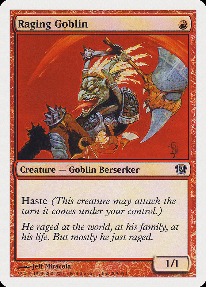 Raging Goblin [Ninth Edition] (9ED 209)