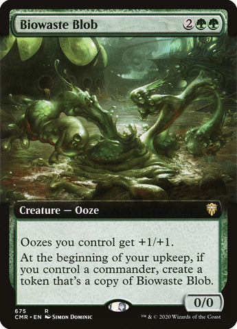 Biowaste Blob (Extended Art) [Commander Legends] (CMR 675)
