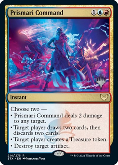 Prismari Command (Promo Pack) [Strixhaven: School of Mages Promos] (PSTX 214)