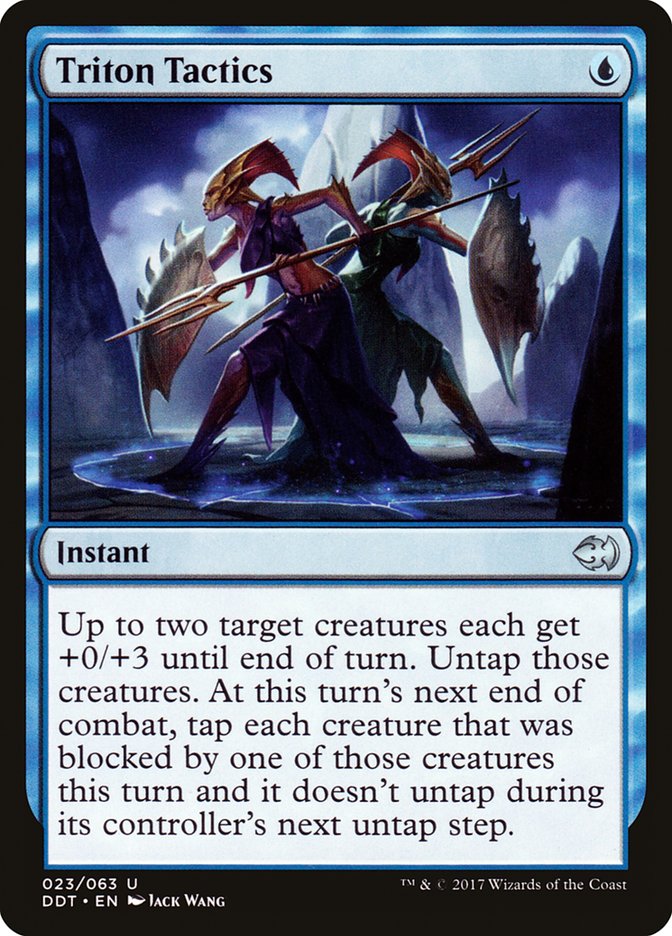Triton Tactics [Duel Decks: Merfolk vs. Goblins] (DDT 23)