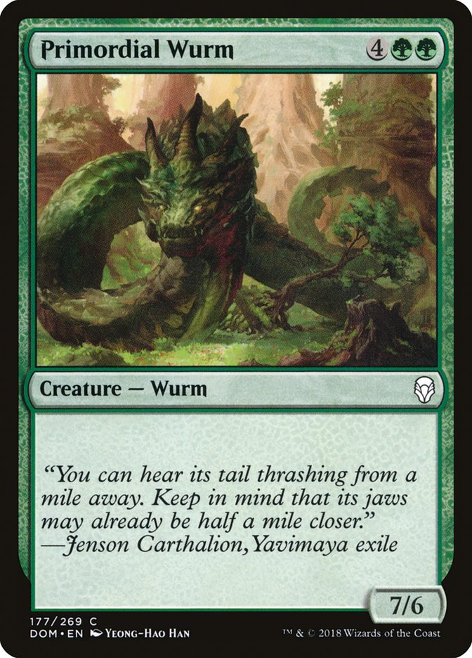 Primordial Wurm [Dominaria] (DOM 177)