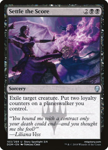 Settle the Score [Dominaria] (DOM 103)