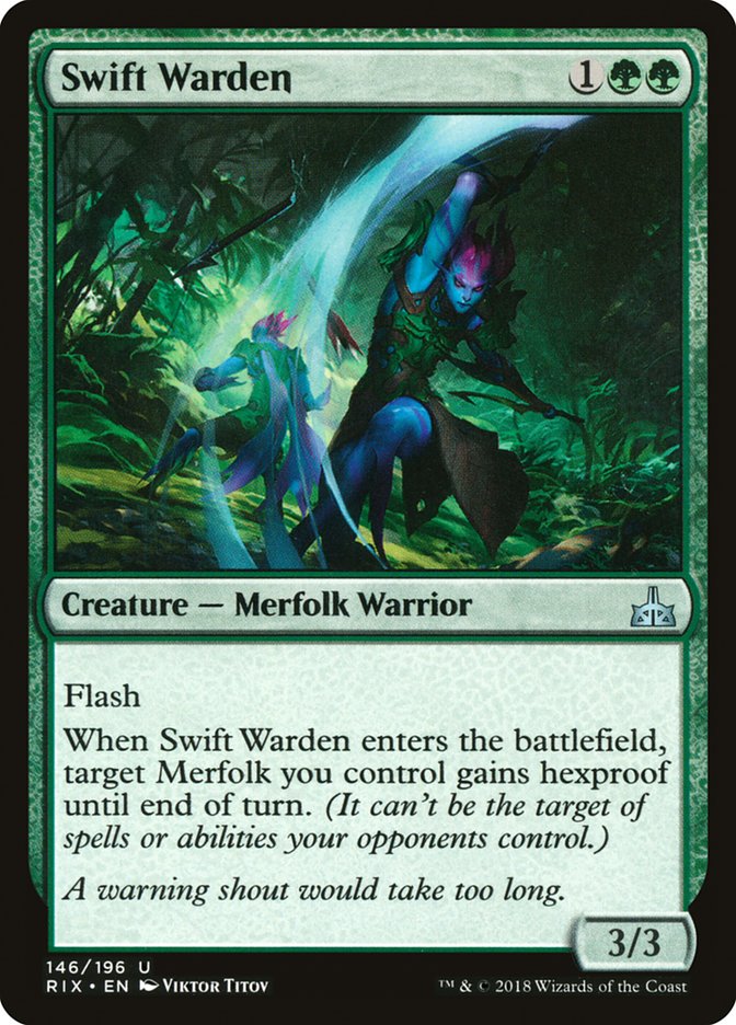Swift Warden [Rivals of Ixalan] (RIX 146)