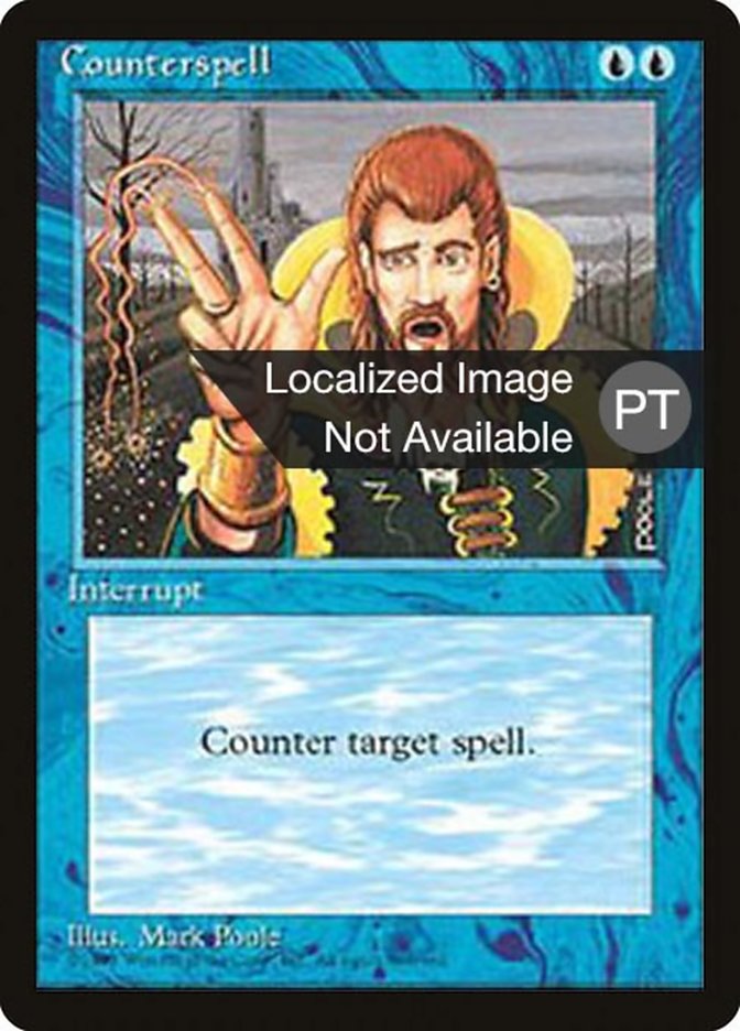 Counterspell [Fourth Edition Foreign Black Border] (4BB 65)