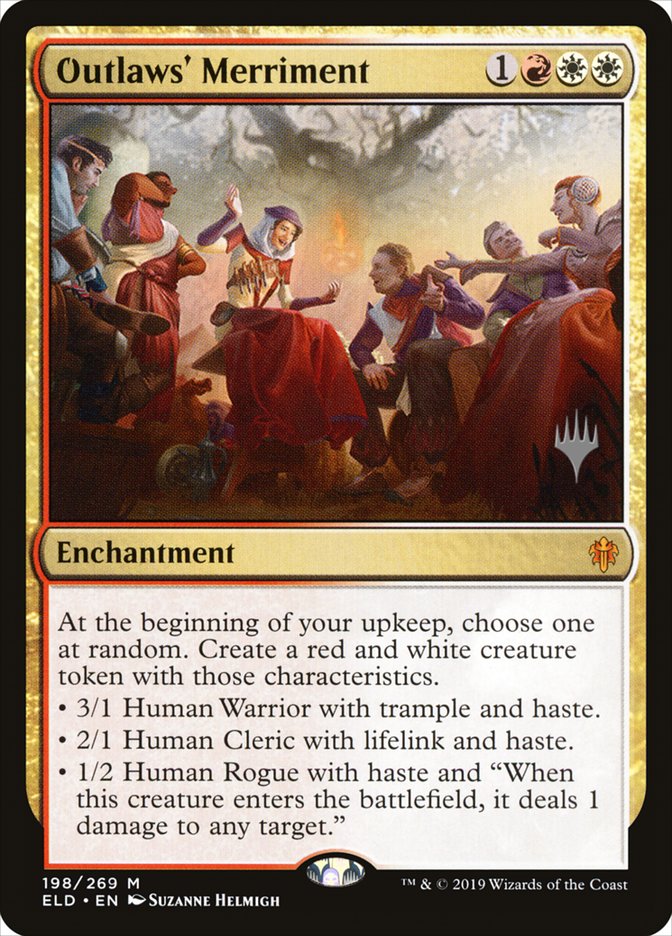 Outlaws' Merriment (Promo Pack) [Throne of Eldraine Promos] (PELD 198P)
