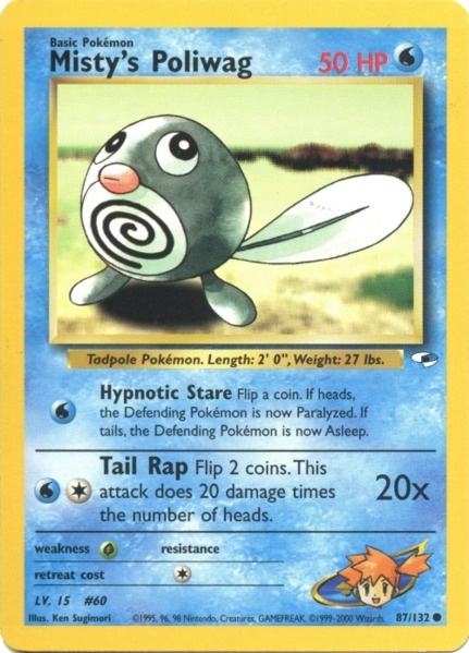Misty's Poliwag (87/132) [Gym Heroes]