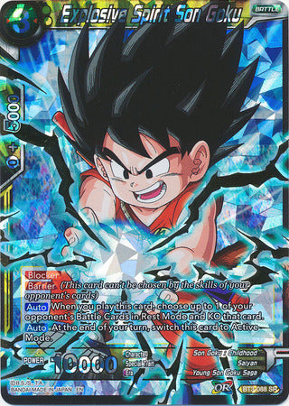 Explosive Spirit Son Goku (Shatterfoil) [BT3-088]