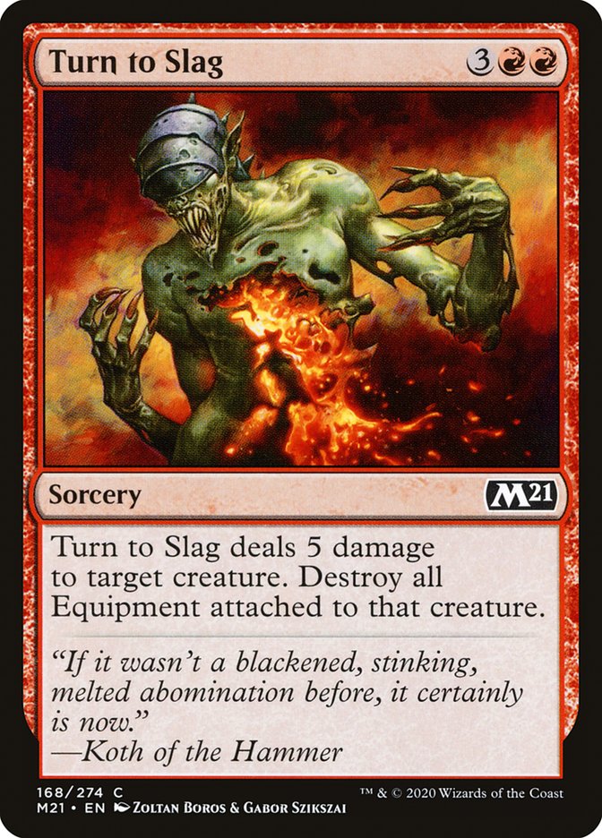 Turn to Slag [Core Set 2021] (M21 168)