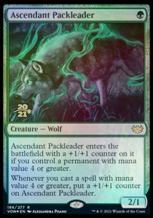 Ascendant Packleader [Innistrad: Crimson Vow Prerelease Promos] (PVOW 186)
