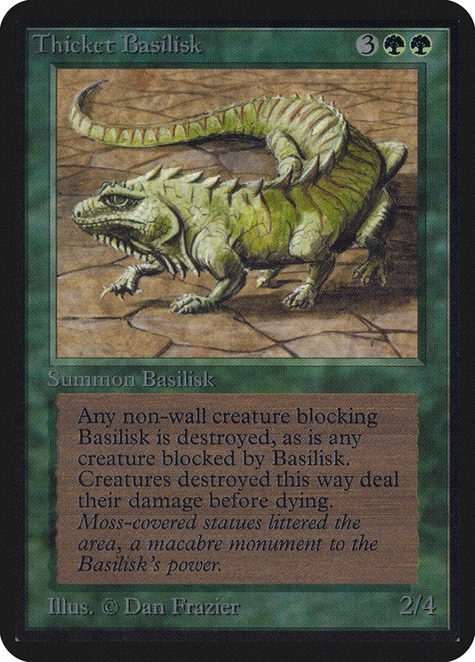 Thicket Basilisk [Limited Edition Alpha] (LEA 218)