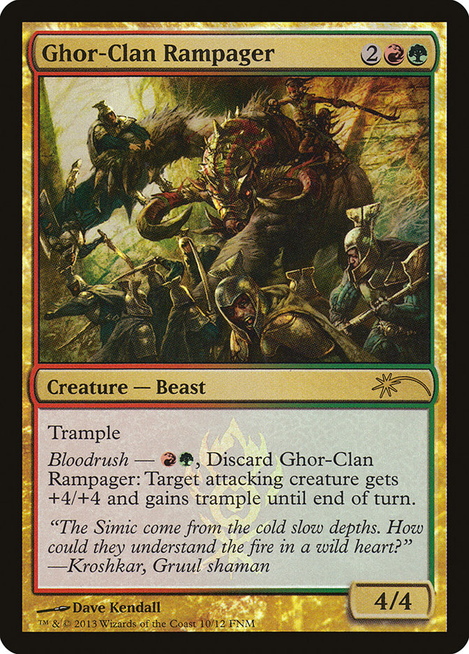 Ghor-Clan Rampager [Friday Night Magic 2013] (F13 10)