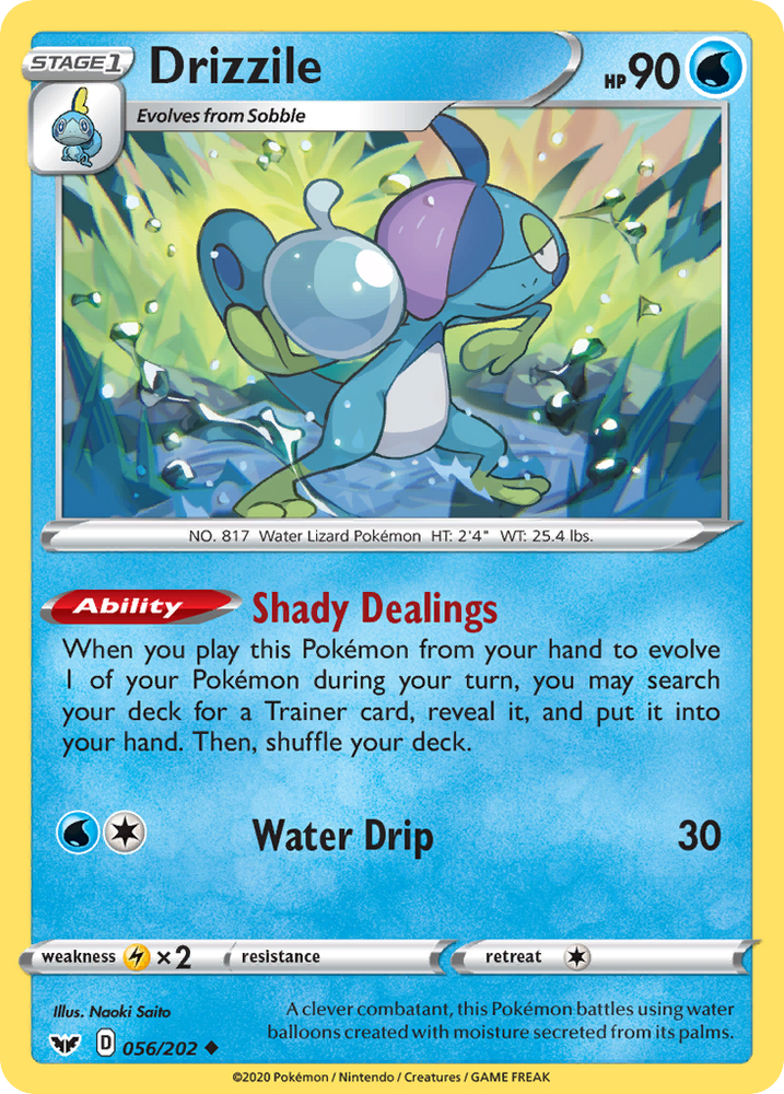 Drizzile (56/202) [Sword & Shield: Base Set]