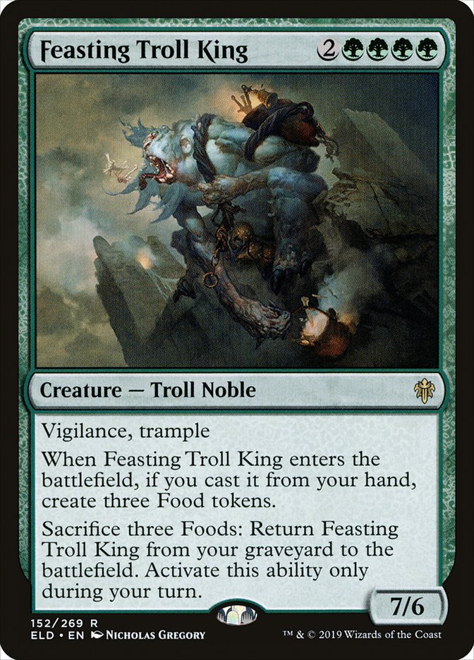 Feasting Troll King [Throne of Eldraine] (ELD 152)
