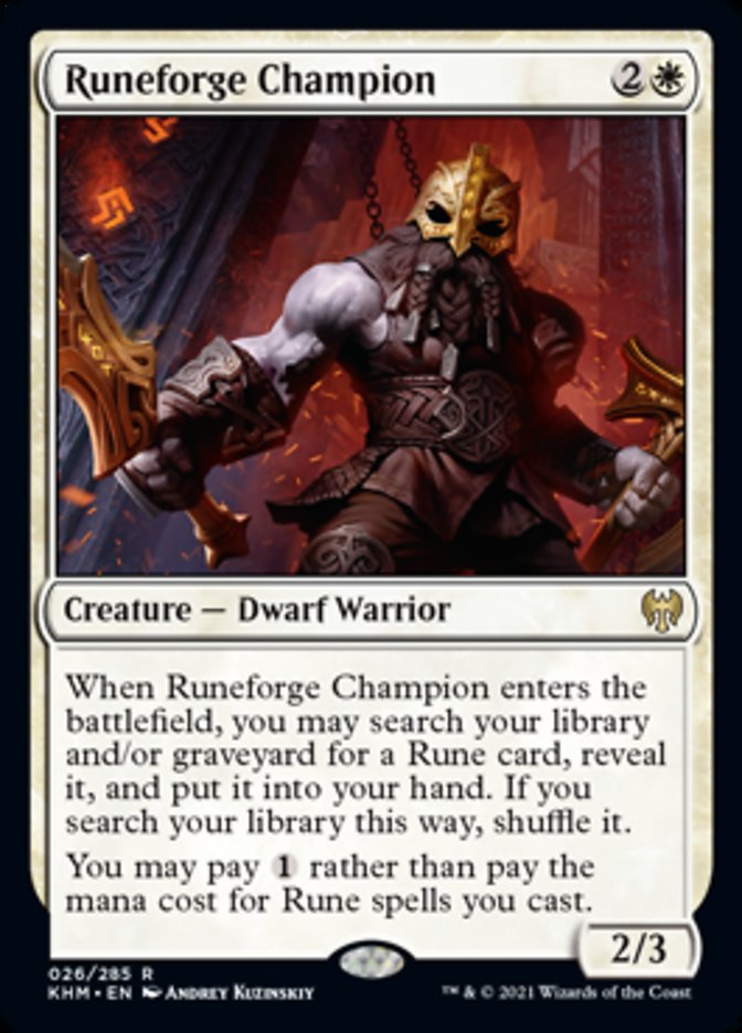 Runeforge Champion [Kaldheim] (KHM 26)